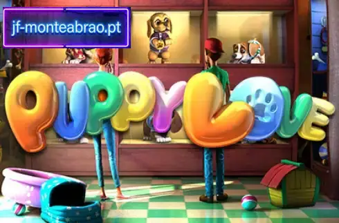 Puppy Love (Betsoft) tema cățelușului de la slot machine